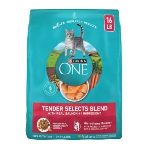 Purina ONE Tender Selects Blend Cat Food – 16 lb