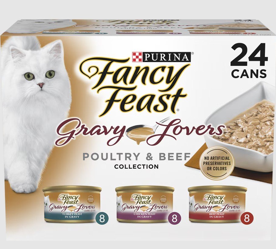 Fancy Feast Gravy Lovers Variety Pack – 24 Count