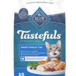 Blue Buffalo Tastefuls Indoor Adult Cat Food – 15 lb