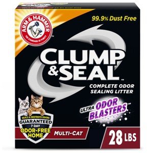 Arm & Hammer Clump & Seal Multi-Cat Litter – 28 lb