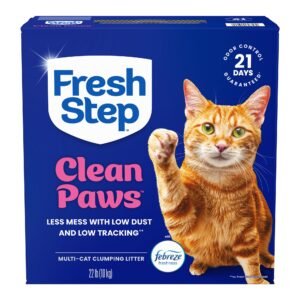 Fresh Step Clean Paws Multi-Cat Litter – 25 lb