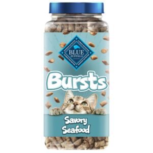 Blue Buffalo Bursts Seafood Cat Treats – 12 oz
