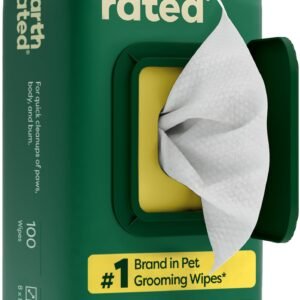 Earth Rated Dog Grooming Wipes – 100 Count
