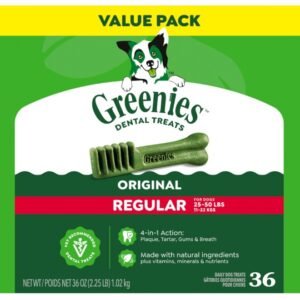 Greenies Original Regular Dental Treats – 36 oz