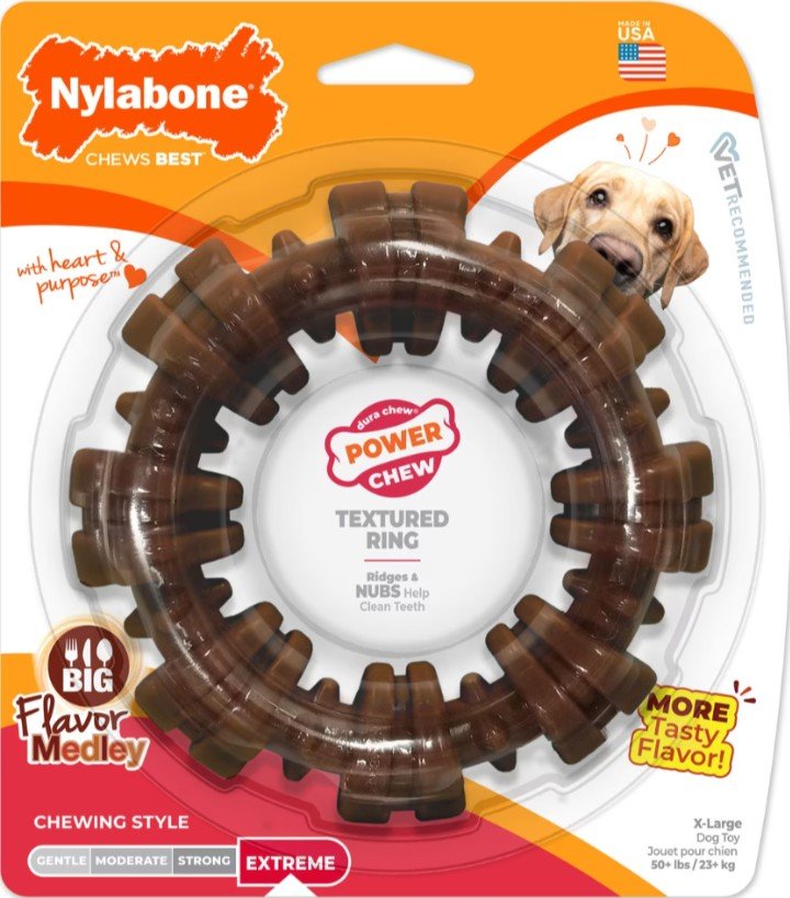 Nylabone Power Chew Textured Ring